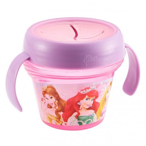 THE FIRST YEARS DISNEY COLLECTION: Disney Princess 8oz Spill-Proof Snack Bowl
